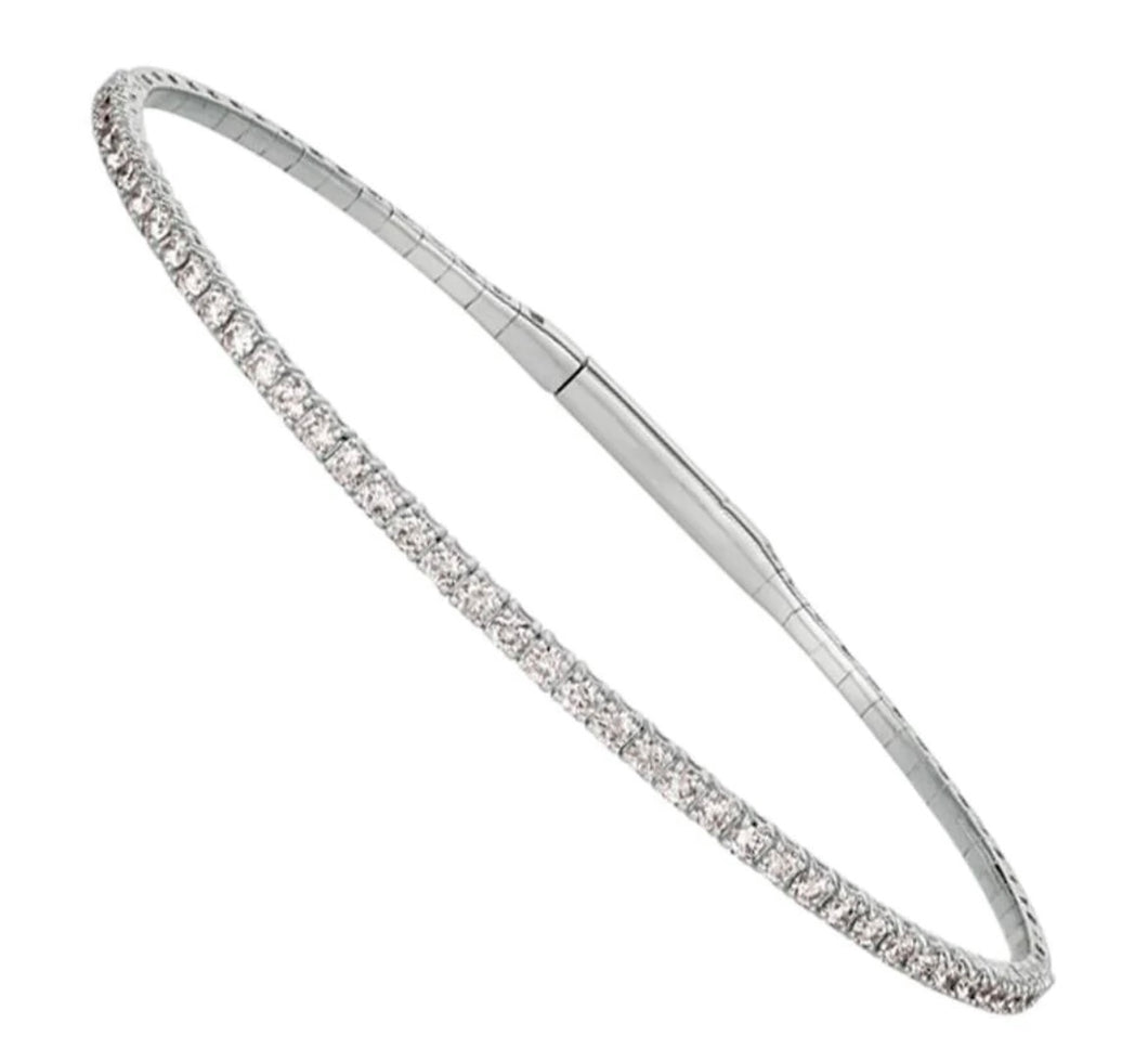 Flex Diamond Bangle