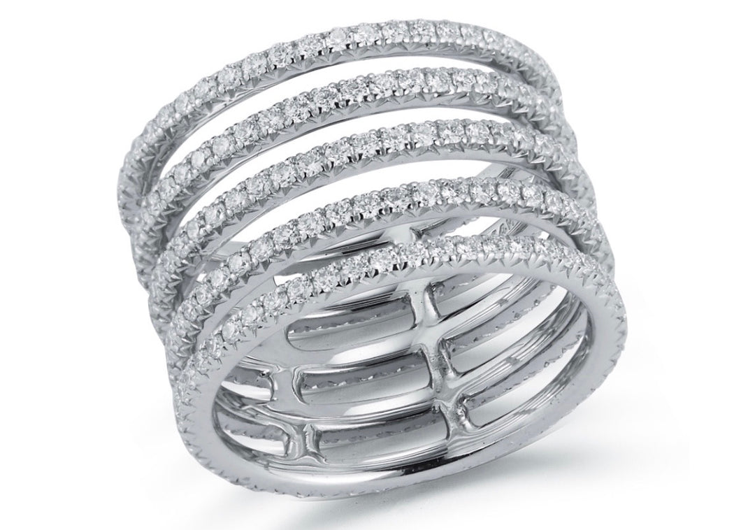 Five Row Stack Ring
