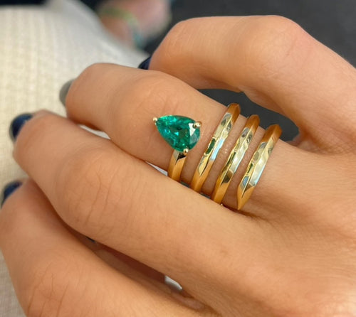 Tzavorite Wrap Ring