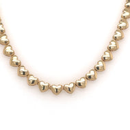 Shiny Hearts Necklace