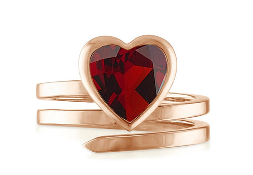 Heart Shape Wrap Ring