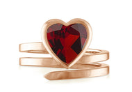 Heart Shape Wrap Ring