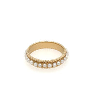 Load image into Gallery viewer, Pearl &amp; Rope Ring