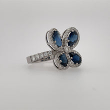 Load image into Gallery viewer, Butterfly Sapphire Ring