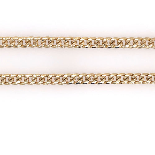 5mm Semi Solid Cuban Link Chain