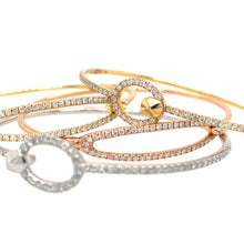 Load image into Gallery viewer, Oval diamond bangle