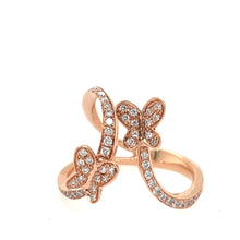 Load image into Gallery viewer, Butterfly Twin Ring