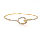 Diamond Hinge Bangle