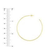 Load image into Gallery viewer, 50mm Skinny Gold Hoops